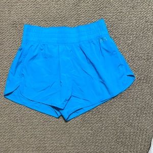 PINK high-waisted athletic shorts